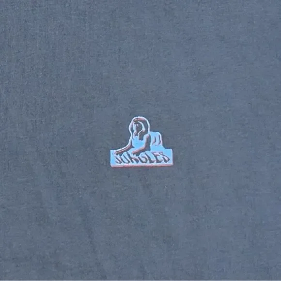 Jungles‎ Mens Bandana SS Tee Men's Sz Medium Blue Gray - Picture 3 of 8